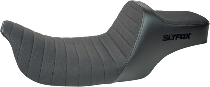 Slyfox Highnoon Classic Stitch Seat fits 1997-2007 Harley Road King FLHX FLHR