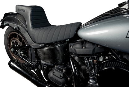 Slyfox Highnoon Classic Stitch Seat fits 2018-2025 Harley Softail Low Rider FLSB