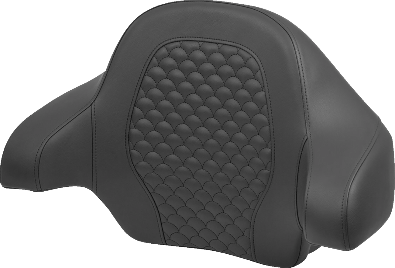 Saddlemen King Tour Pak Black Dragon Backrest Pad for 2014-2024 Harley Touring