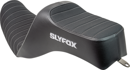 Slyfox Highnoon Classic Stitch Seat for 2012-16 Harley Low Rider Street Bob Dyna