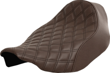 Saddlemen Brown Renegade Lattice Solo Gel Seat fits 2023-2026 Harley Touring