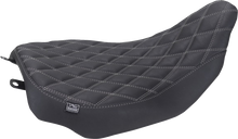 Mustang Runaround Gray Diamond Solo Seat fits 2023-2026 Harley Road Street Glide