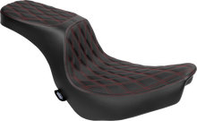 Drag Specialties Predator Red Diamond Seat 2018-2026 Harley Softail Low Rider