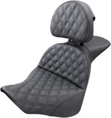 Saddlemen Explorer Lattice Seat & Backrest 2018-2025 Harley Softail FLFB FXBR
