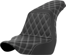 Saddlemen Step Up White Full Lattice Seat 2018-2026 Harley Low Rider Sport Glide