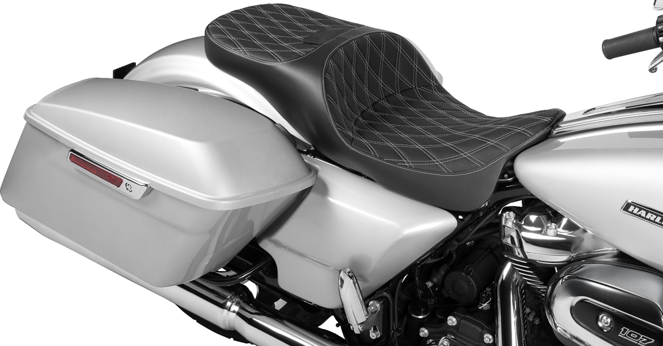 Drag Specialties Extended Reach Freedom Seat for 2009-2024 Harley Touring