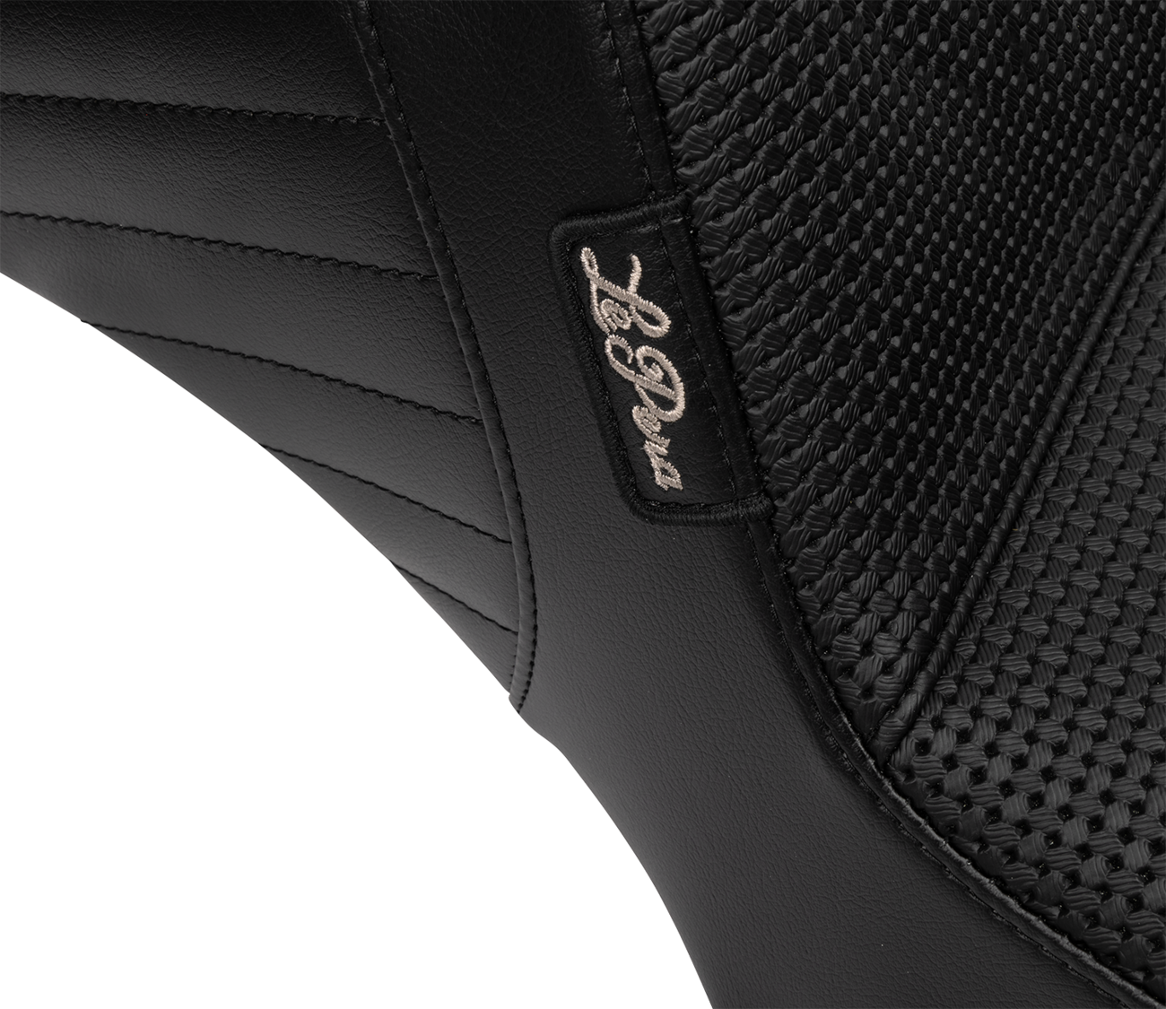 Le Pera Kickflip Basketweave Daddy Long Legs Seat for 2023-2025 Harley Touring