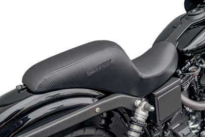 Slyfox Drifter Carbon Fiber Slipstop Lumbar Seat fits 1996-2003 Harley Dyna FXD