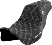Saddlemen SDC Pro Series White Lattice Gel Seat fits 2008-2025 Harley Touring