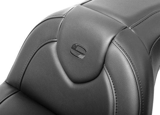 Saddlemen Roadsofa Black Stitch Gel Seat for 2018-2023 Harley Softail Breakout