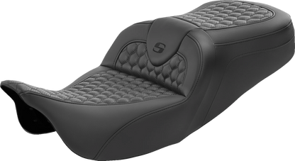 Saddlemen Roadsofa Honeycomb Gelcore Seat for 2008-2024 Harley Touring FLHX FLTR