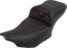 Saddlemen Roadsofa Extended Honeycomb Seat & Backrest for 2023-26 Harley Touring