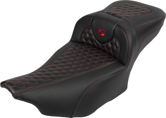 Saddlemen Roadsofa Extended Honeycomb Seat & Backrest for 2023-25 Harley Touring