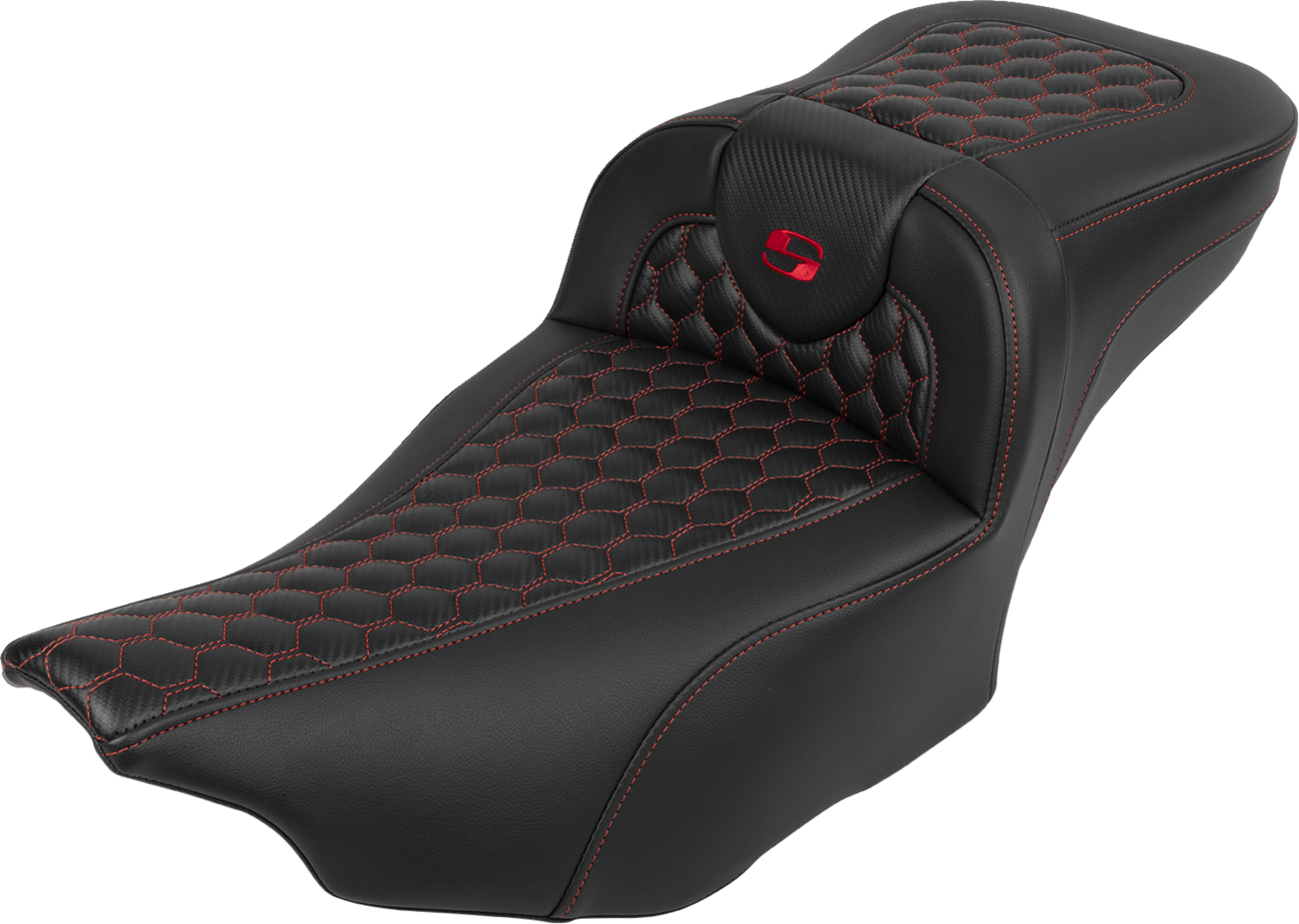 Saddlemen Roadsofa Extended Honeycomb Seat & Backrest for 2023-26 Harley Touring
