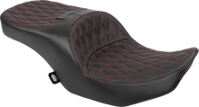 Drag Specialties Freedom Forward Red Diamond Seat fits 2023-2026 Harley Touring