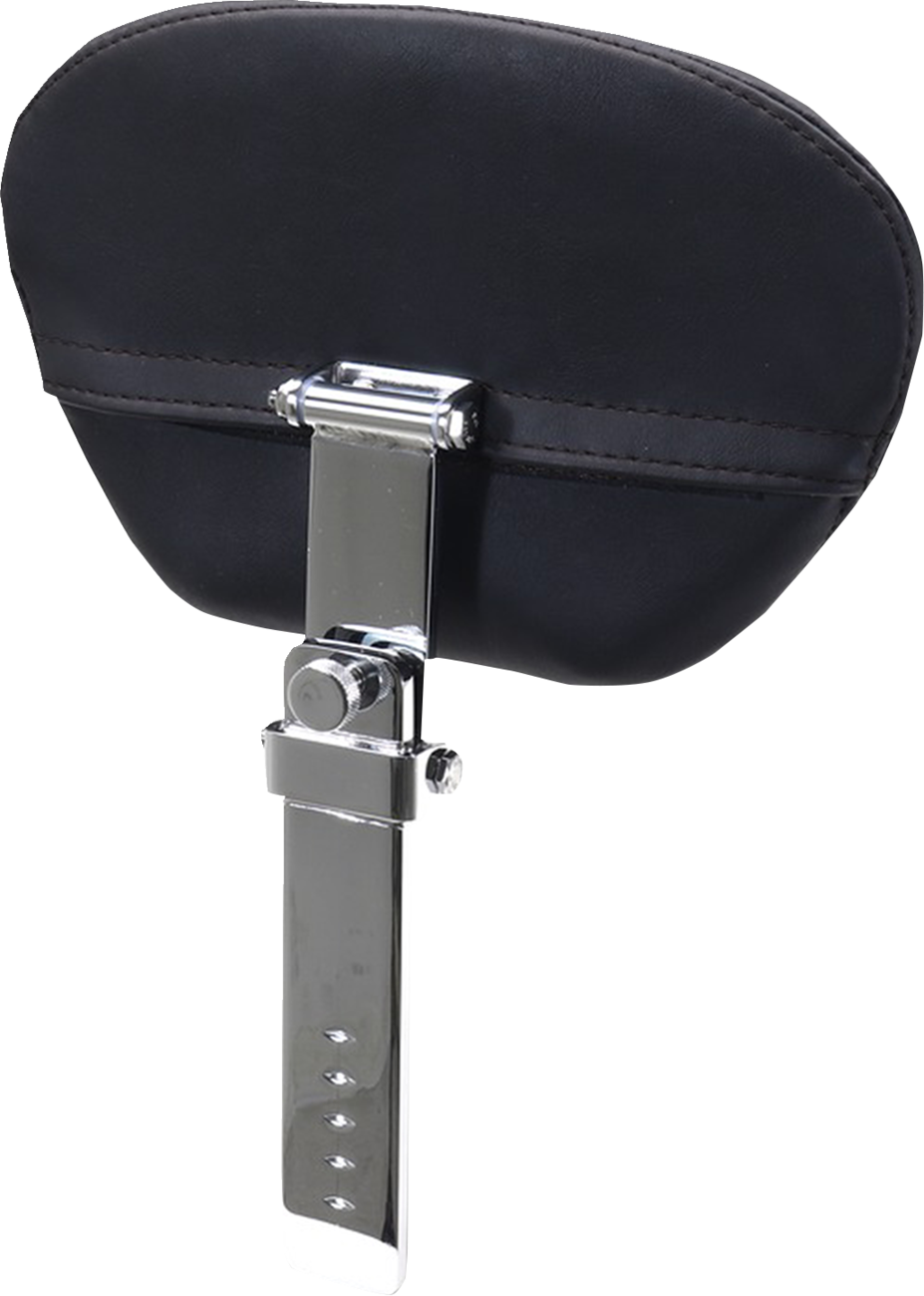 Mustang Deluxe Tour Black Diamond Driver Backrest for 2023-2026 Harley Touring