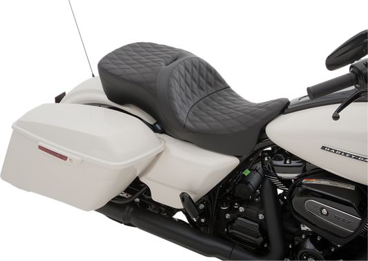 Drag Specialties Diamond Stitched Seat 2008-24 Harley Touring FLHXS FLTRU FLTRX