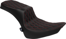 Drag Specialties Predator Red Diamond Seat 2000-2017 Harley Softail FLST FXST