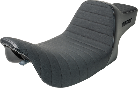 Slyfox Highnoon Classic Stitch Seat fits 1997-2007 Harley Road King FLHX FLHR