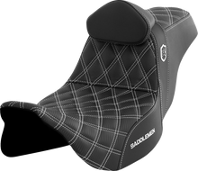 Saddlemen SDC Pro Series White Lattice Seat & Backrest 2008-2025 Harley Touring