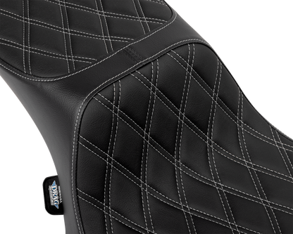 Drag Specialties Extended Reach Predator III Seat for 2023-2025 Harley Touring