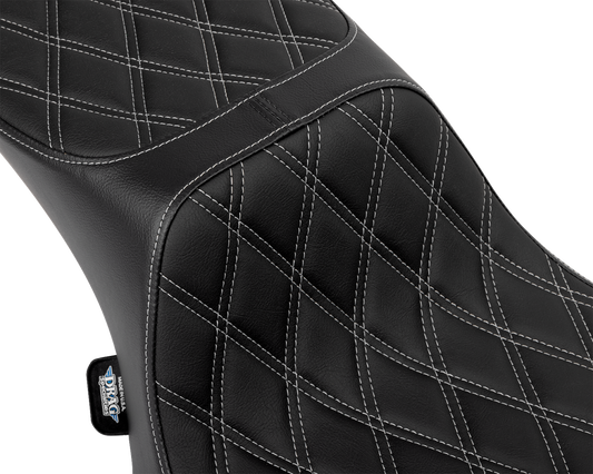 Drag Specialties Extended Reach Predator III Seat for 2023-2025 Harley Touring