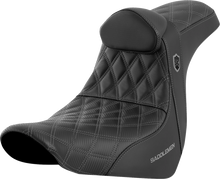 Saddlemen SDC Pro Series Gray Lattice Seat & Backrest 2018-2026 Harley Low Rider