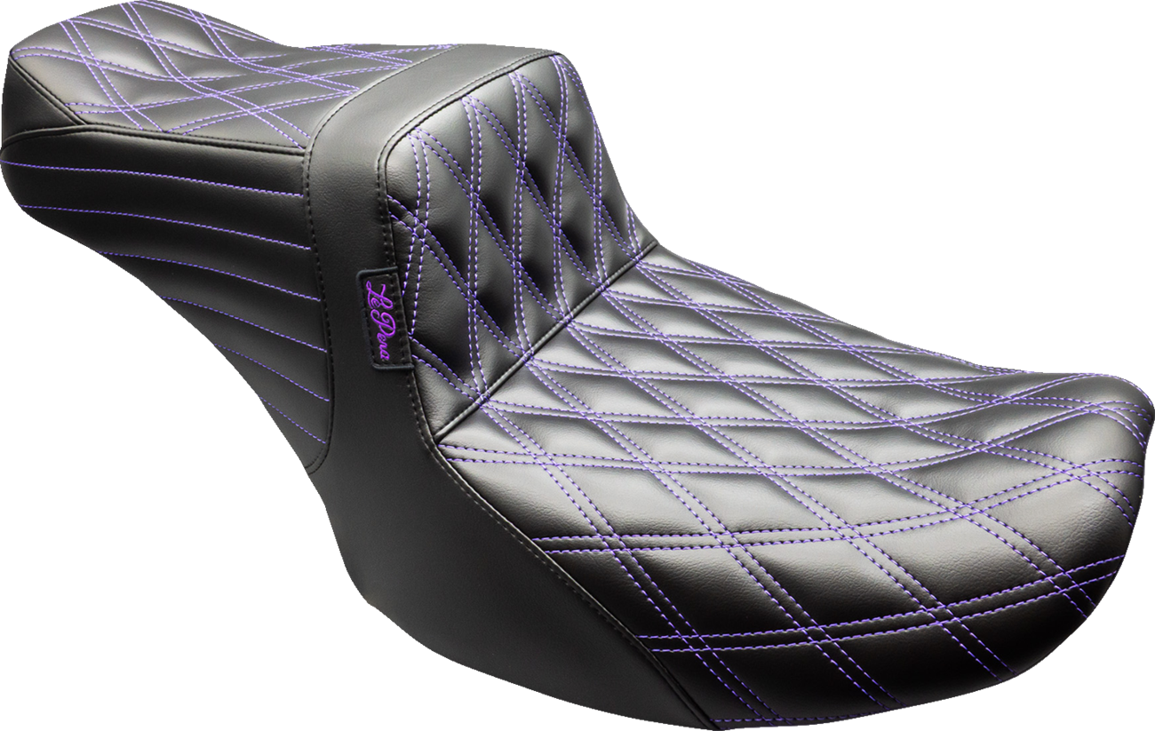 Le Pera Tailwhip Purple Diamond Seat fits 2023-2025 Harley Street Road Glide