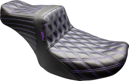 Le Pera Tailwhip Purple Diamond Seat fits 2023-2025 Harley Street Road Glide