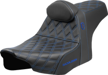 Saddlemen SDC Pro Series Blue Lattice Seat & Backrest for 2023-26 Harley Touring