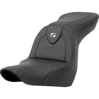 Saddlemen Roadsofa Carbon Fiber Gel Seat fits 2018-2026 Harley Softail Low Rider