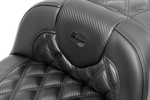 Saddlemen Roadsofa Black Lattice Extended Gel Seat for 2023-2026 Harley Touring
