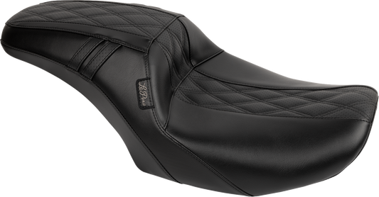 Le Pera Outcast GT2 Diamond Inlay Seat for 2023-2025 Harley Touring FLTR FLHX