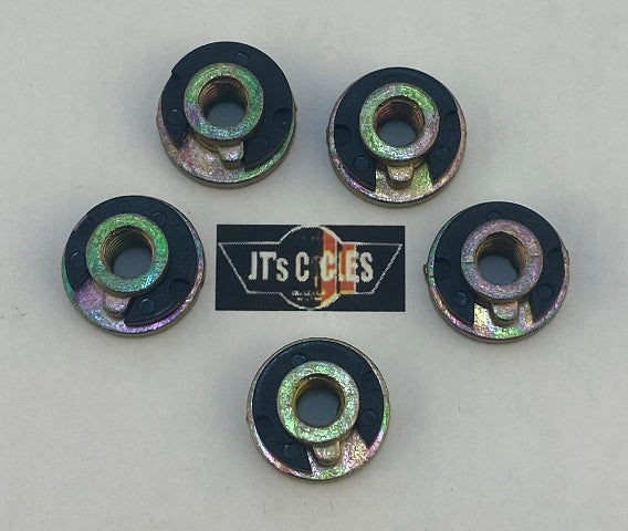Drag Specialties 5 pack 1/4"-20 for Harley Davidson Seat Mount Nut XL FXR FXD