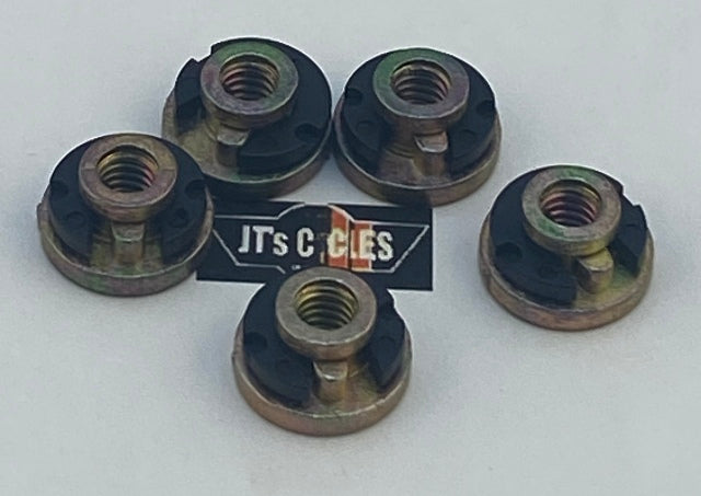 Drag Specialties 5 pack 1/4"-20 for Harley Davidson Seat Mount Nut XL FXR FXD
