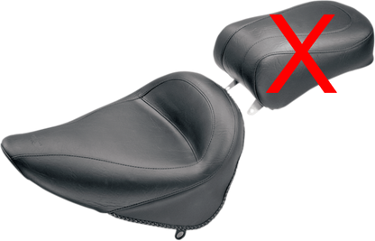 Mustang Solo Seat for 2000-2007 Harley Softail Fat Boy Night Train Heritage 75086