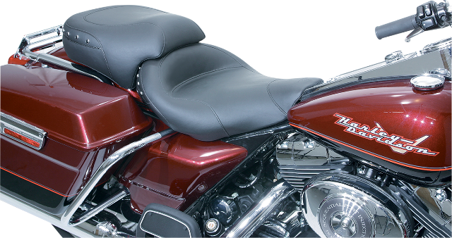 Mustang Wide Studded Touring Seat for 1999-2007 Harley Road King Street Glide