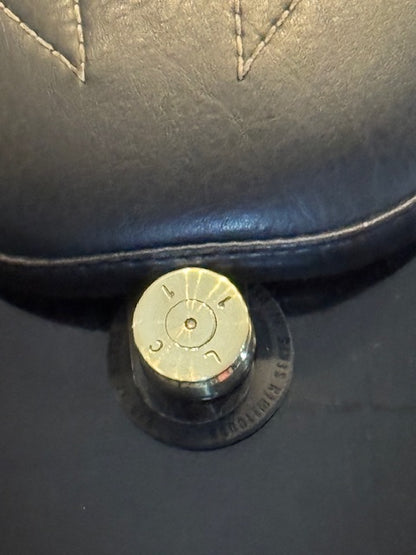 JT's Cycles Genuine .50 Cal Bullet 1/4"-20 Motorcycle Seat Bolt Harley Davidson