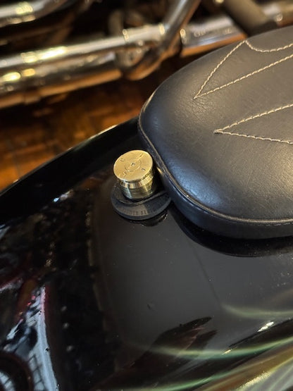 JT's Cycles Genuine .50 Cal Bullet 1/4"-20 Motorcycle Seat Bolt Harley Davidson