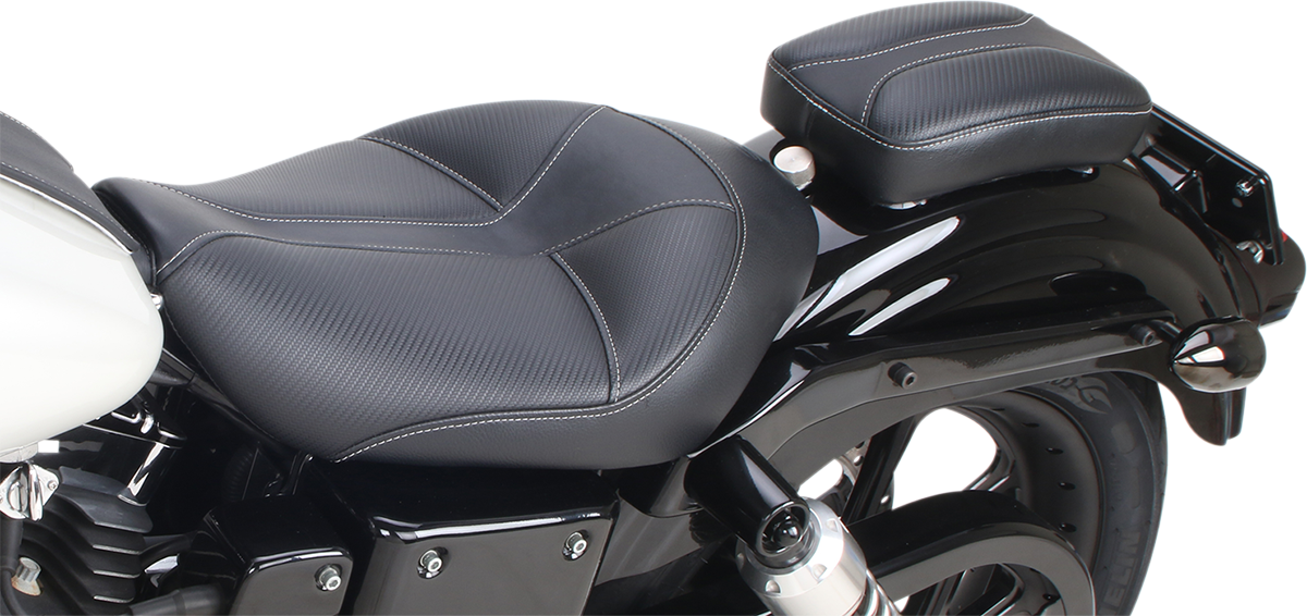 Saddlemen Dominator 6" Detachable Rear Pillion Pad for Harley Davidson