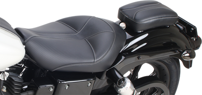 Saddlemen Dominator 6" Detachable Rear Pillion Pad Seat for Harley Davidson