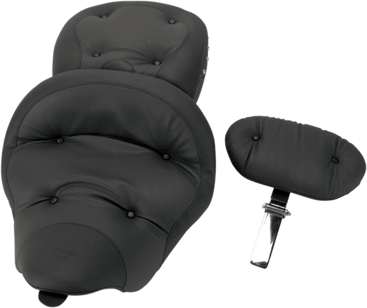 Mustang Regal Studded Seat & Backrest fits 2008-2024 Harley Touring 79608