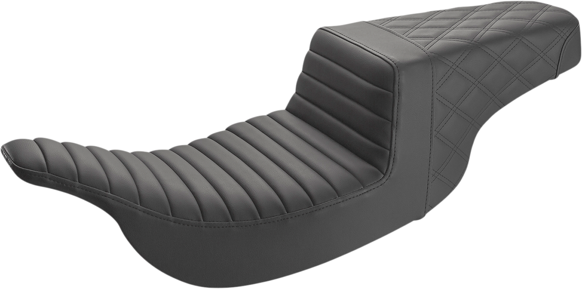 Saddlemen Step Up Tuck n Roll Seat for 1997-2007 Harley Touring FLHT FLTR FLHTP