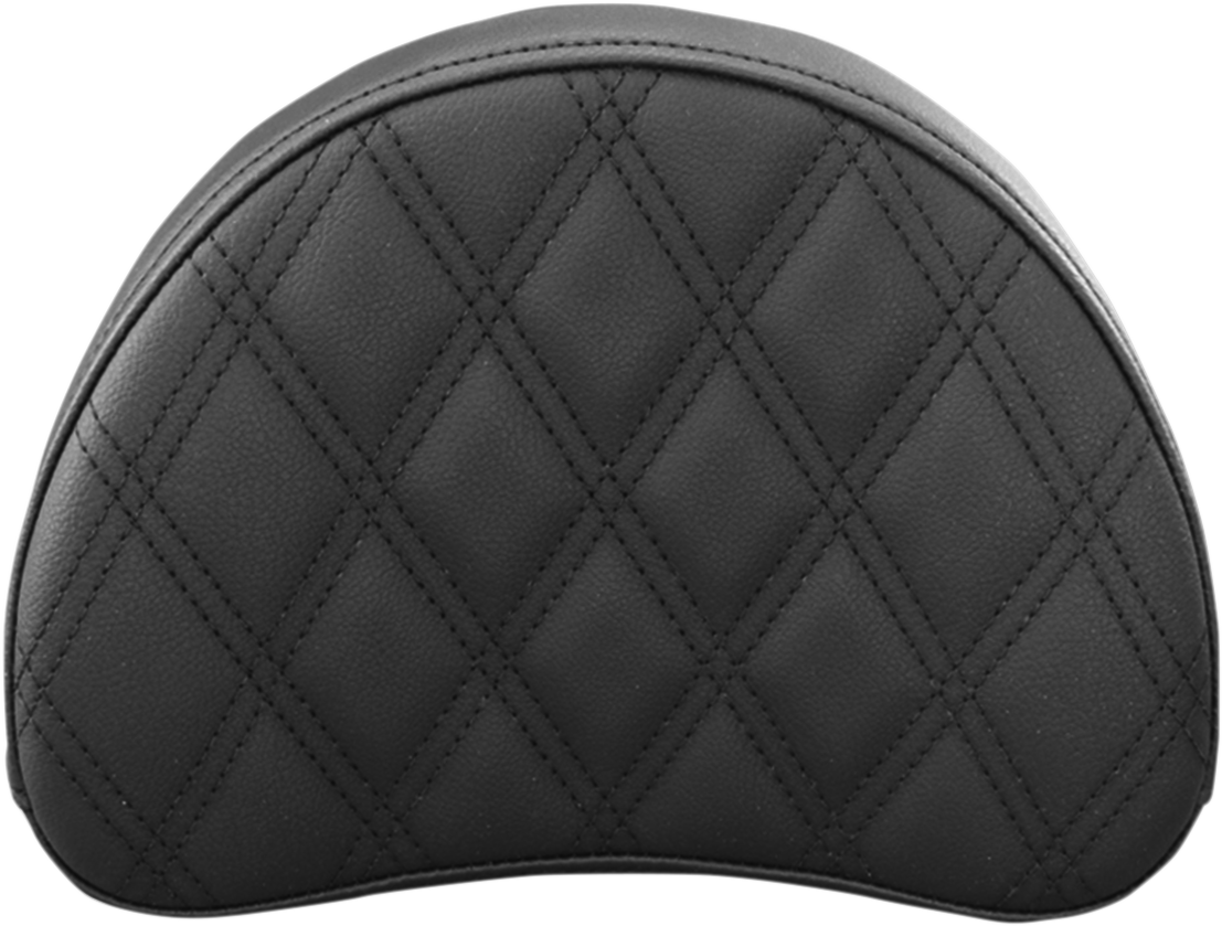 Saddlemen Half Moon 10" x 8" Lattice Stitch Sissy Bar Pad for Harley Davidson