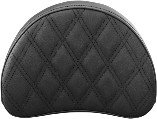 Saddlemen Half Moon 10" x 8" Lattice Stitch Sissy Bar Pad for Harley Davidson