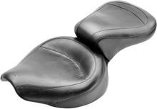 Mustang Vintage Wide Vinyl 2-Up Seat for 1958-1984 Harley Dyna Touring Models