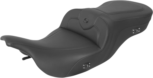 Saddlemen Heated RoadSofa Seat Without Backrest 1997-2007 Harley Touring Models