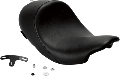 Danny Gray Black Leather Speedcradle Solo Seat 2008-2024 Harley Touring FLHR