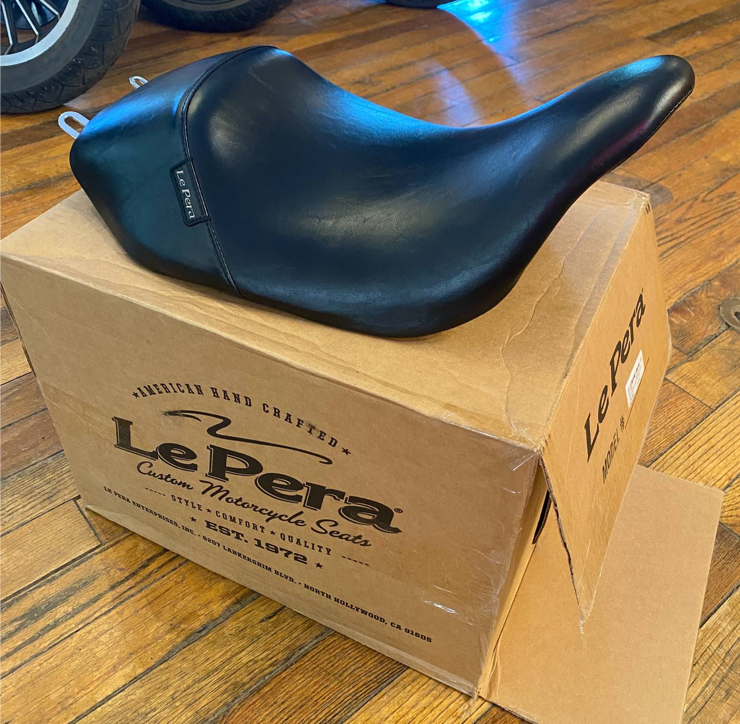 Le Pera Bare Bones Up-Front Solo Seat fits 2008-2024 Harley Touring LKU-005