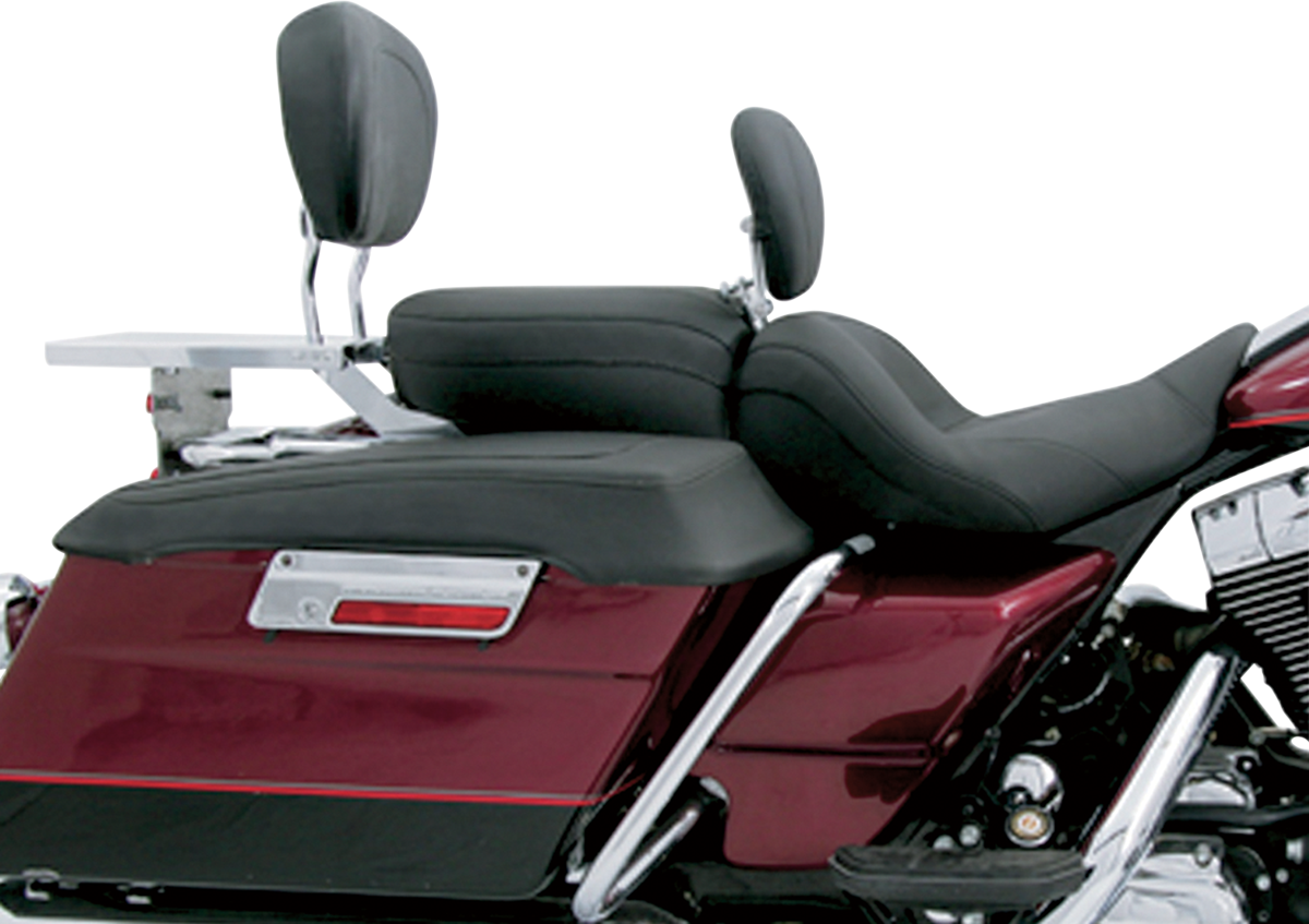 Mustang Lowdown 2-Up Seat & Backrest 97-07 Harley Touring FLHR FLHX FLHRS FLHRC